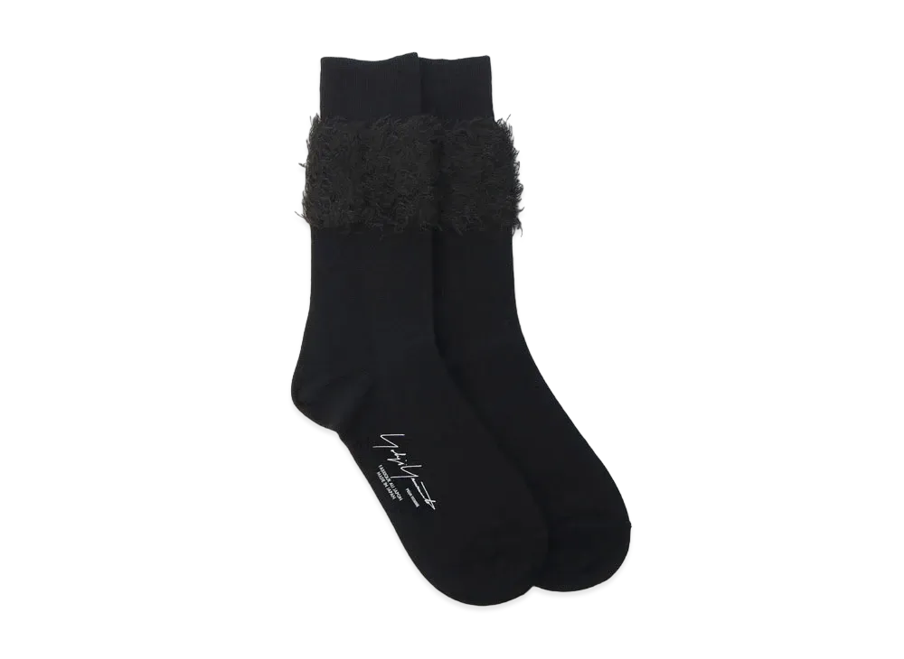 Yohji Yamamoto Pour Homme C/AC MOHAIR SOCKS "Black"