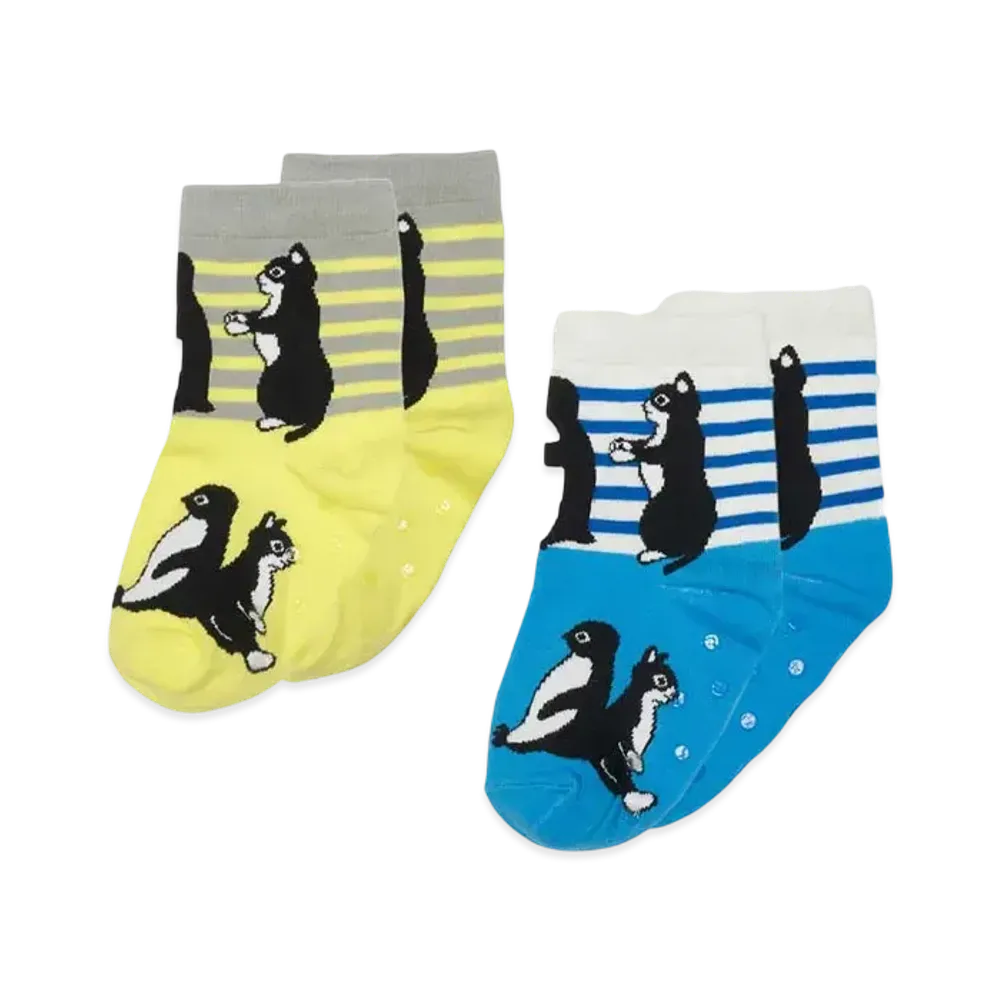 graniph x Chiharu Sakazaki Line Up 2 Pairs Kids Socks "Multi"