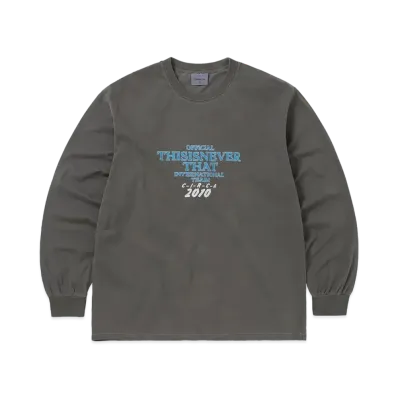 thisisneverthat Meteor L/S Tee "Charcoal"