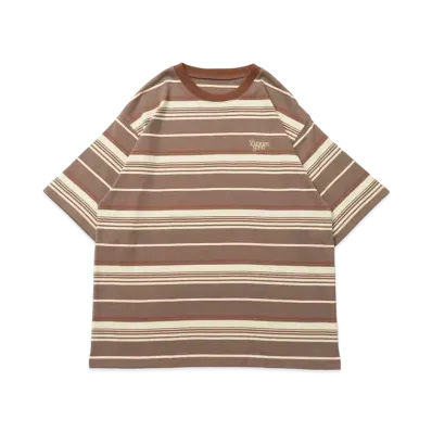 Younger Song multi border T "Brown"