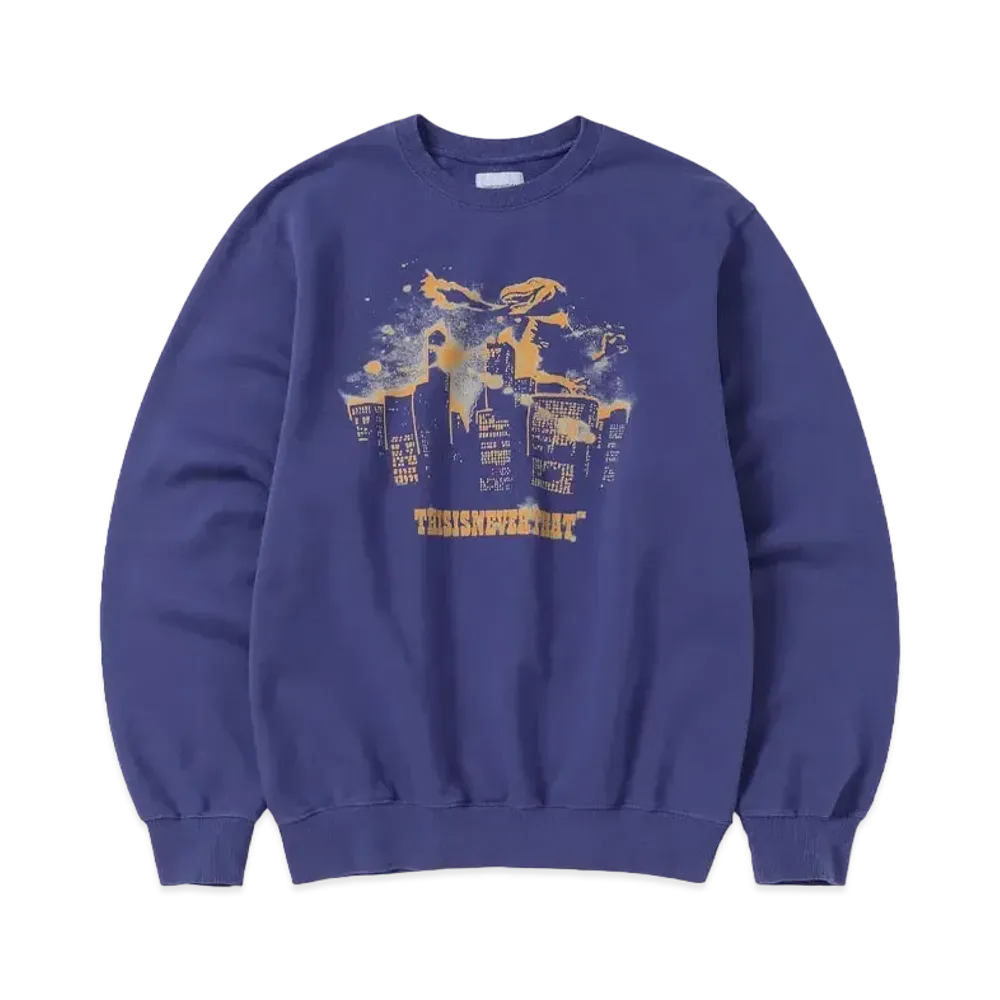 thisisneverthat Nightmare Crewneck "Purple"