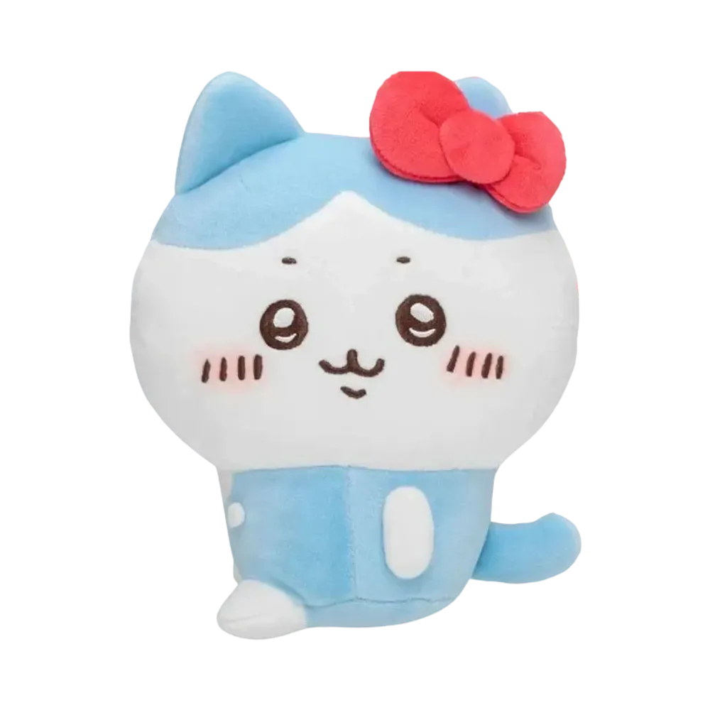 Gray Parka Service -Chikawa- Chikawa x Sanrio Characters Plush tom (Hachiware Hello Kitty)