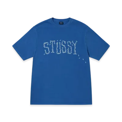 Stussy Ants Pigment Dyed Tee "Blue"