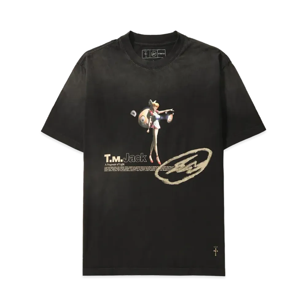 Travis Scott Cactus Jack x Fragment x Takashi Murakami Tokyo Jack Tee "Black"