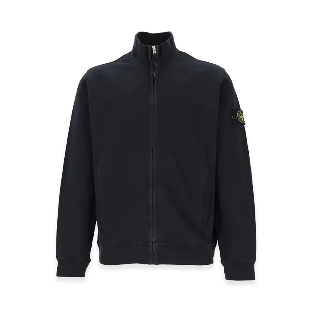 Stone Island Fleece Track Jacket "Blue"