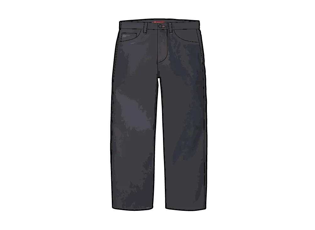 Supreme Rigid Loose Fit Selvedge Jean (26SS) "Rigid Indigo"
