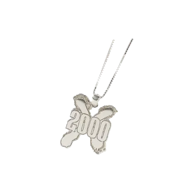 PRO WRESTLING NOAH 25th ANNIV \ 89xiitokyo TEAM 2000X SILVER NECKLACE "SILVER"