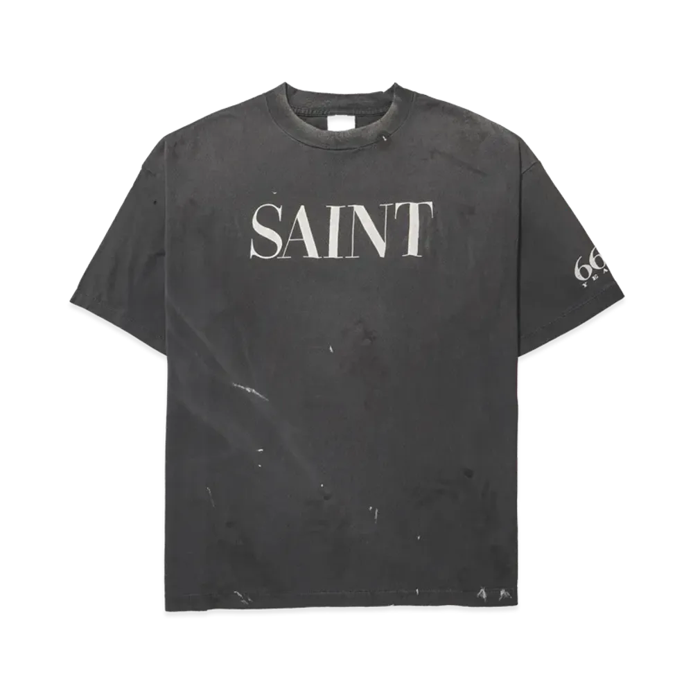 SAINT Mxxxxxx SS T-Shirt Saint 666 "Black"