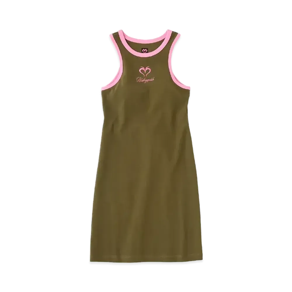 BlackEyePatch WOMEN x MOUSSY Bep Sleeveless Mini Dress "Khaki"