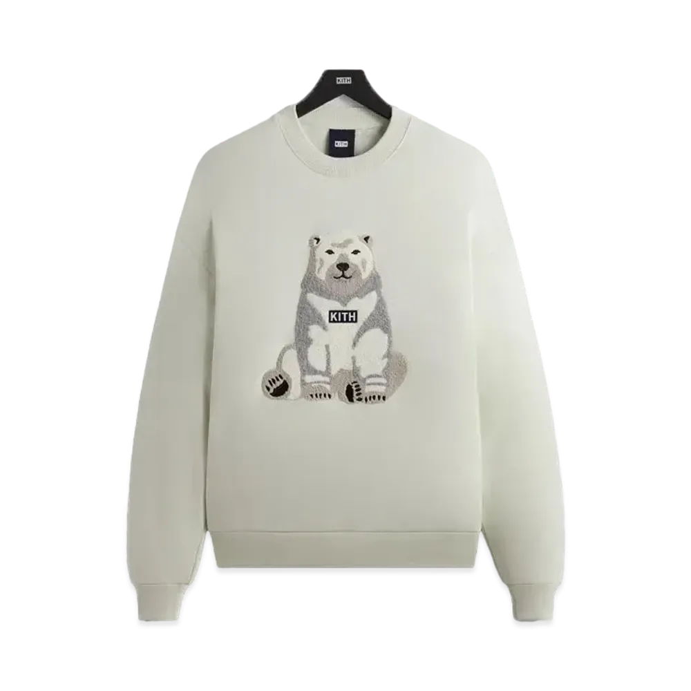 Kith Kithmas Polar Bear Nelson Crewneck "Chalk"