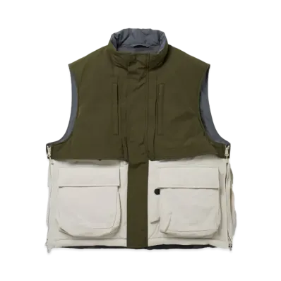 DAIWA PIER39 2023 Autumn Winter 4th Delivery W's Tech Logger Mountain Down Vest "Military Olive"