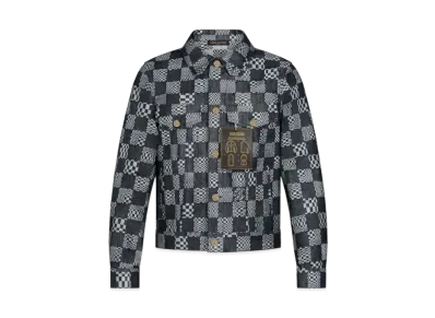 Louis Vuitton Distorted Damier Denim Jacket