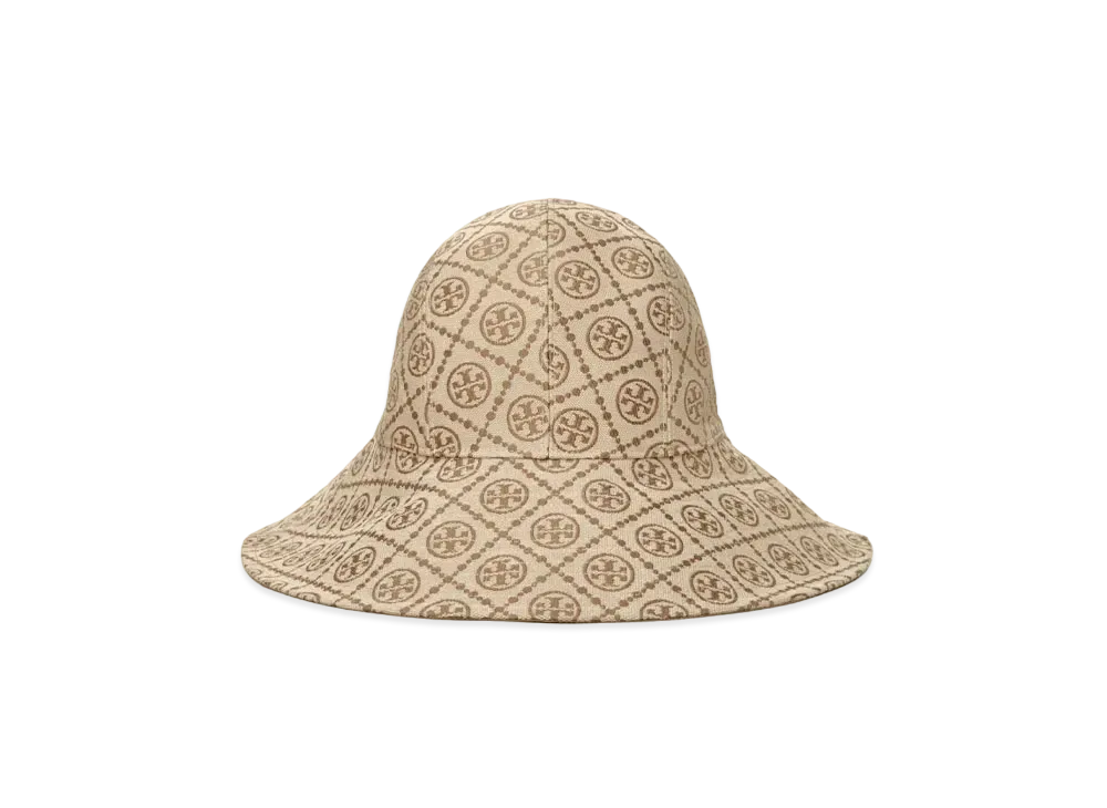 Tory Burch T Monogram Jacquard Reversible Bucket Hat "Hazel"