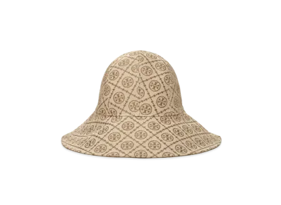 Tory Burch T Monogram Jacquard Reversible Bucket Hat "Hazel"