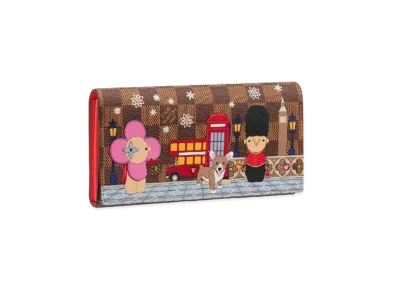 Louis Vuitton Sarah Wallet Damier Ebene Vivienne Holiday Collection
