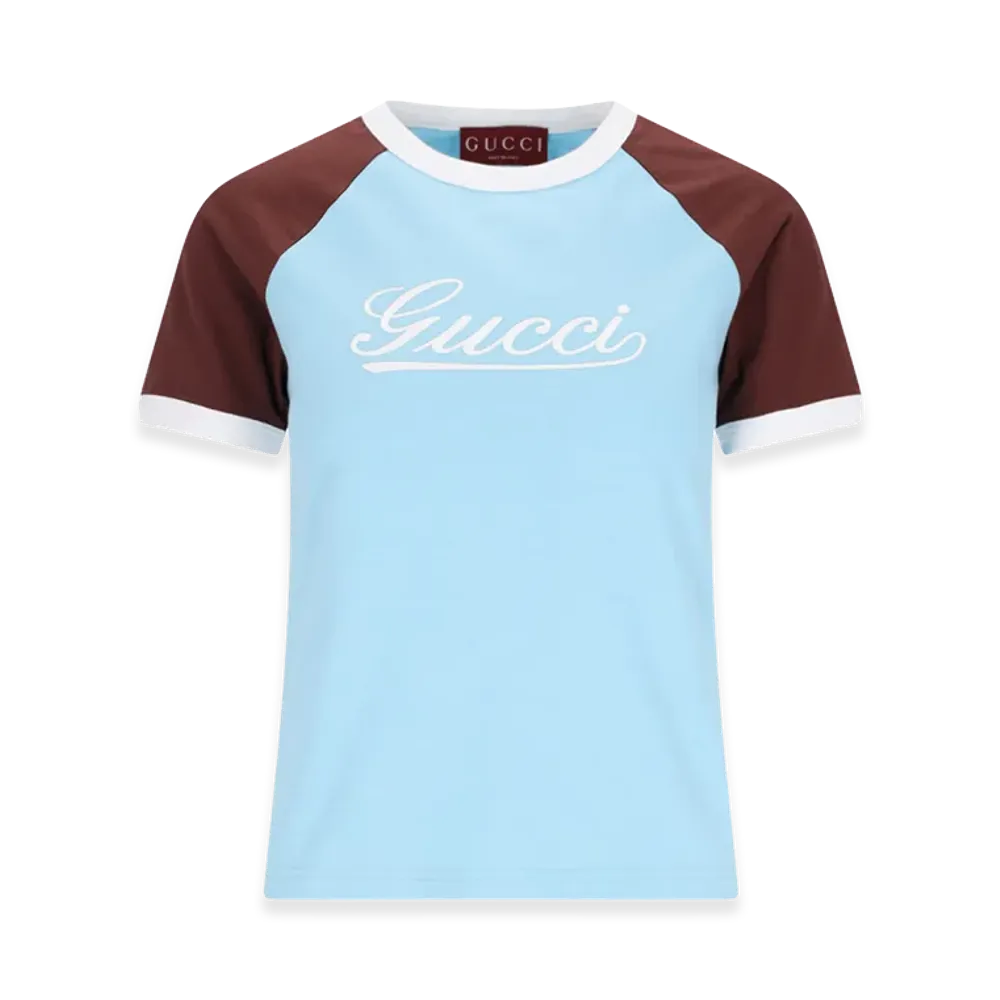 GUCCI Women's T-Shirt "Light Blue/Blue"