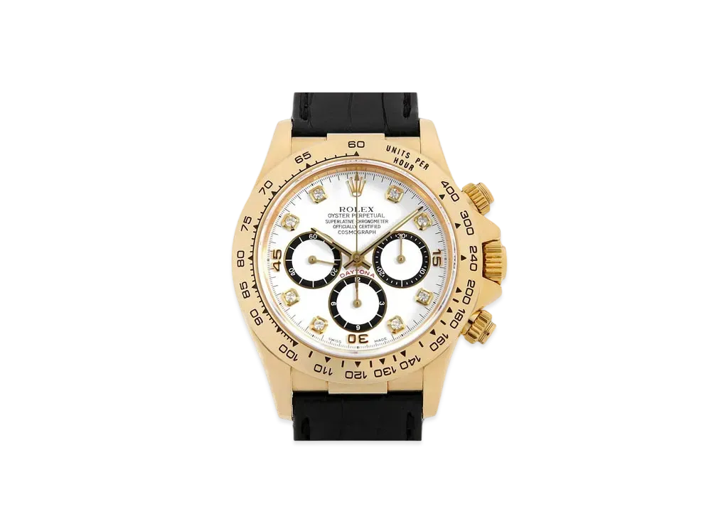 ROLEX Cosmograph Daytona 8P Diamonds "White/Yellow Gold"