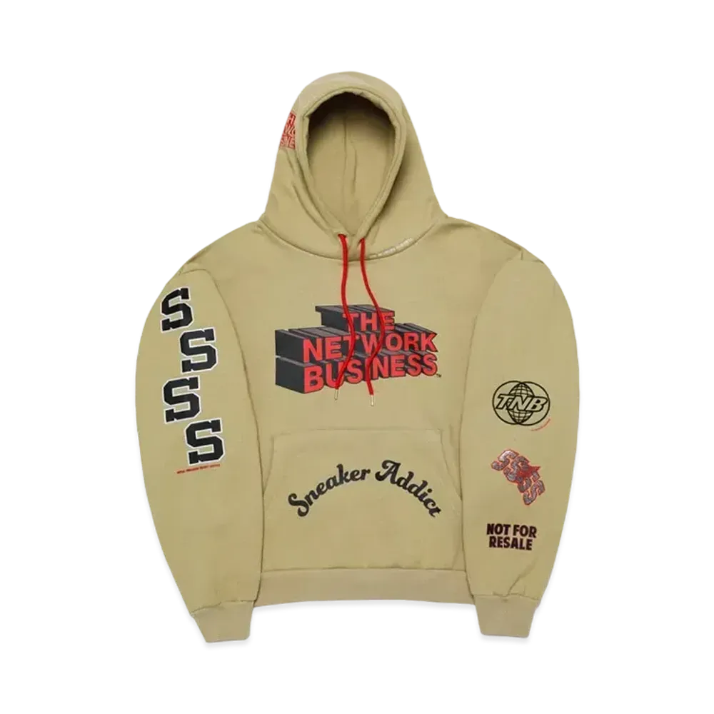 THE NETWORK BUSINESS Sweat Hoodie "Beige" TNBC001-0108
