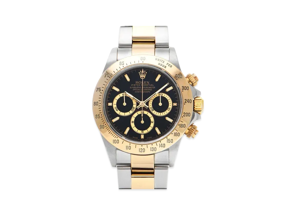 ROLEX Cosmograph Daytona "Black/Stainless Steel/Yellow Gold"