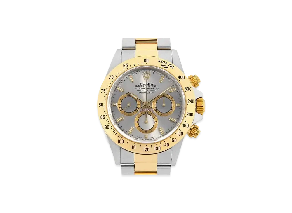 ROLEX Cosmograph Daytona "Gray/Stainless Steel/Yellow Gold" 16523