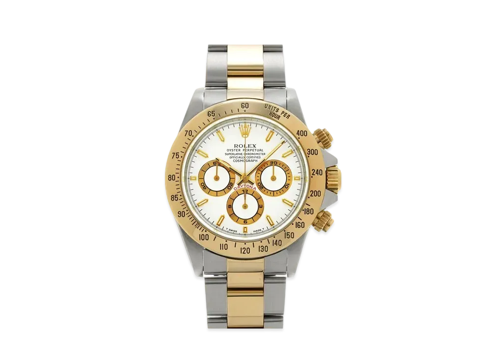 ROLEX Cosmograph Daytona "White/Stainless Steel/Yellow Gold"