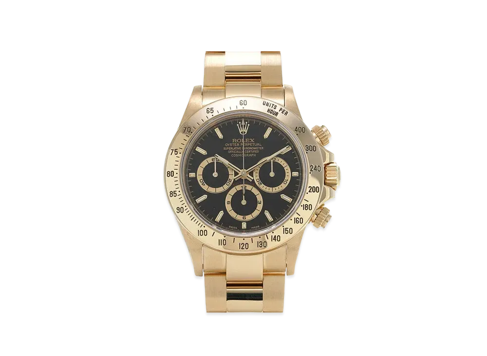 ROLEX Cosmograph Daytona "Black/Yellow Gold" 16528