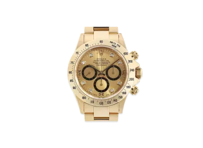 ROLEX Cosmograph Daytona 8P Diamonds "Champagne/Yellow Gold"
