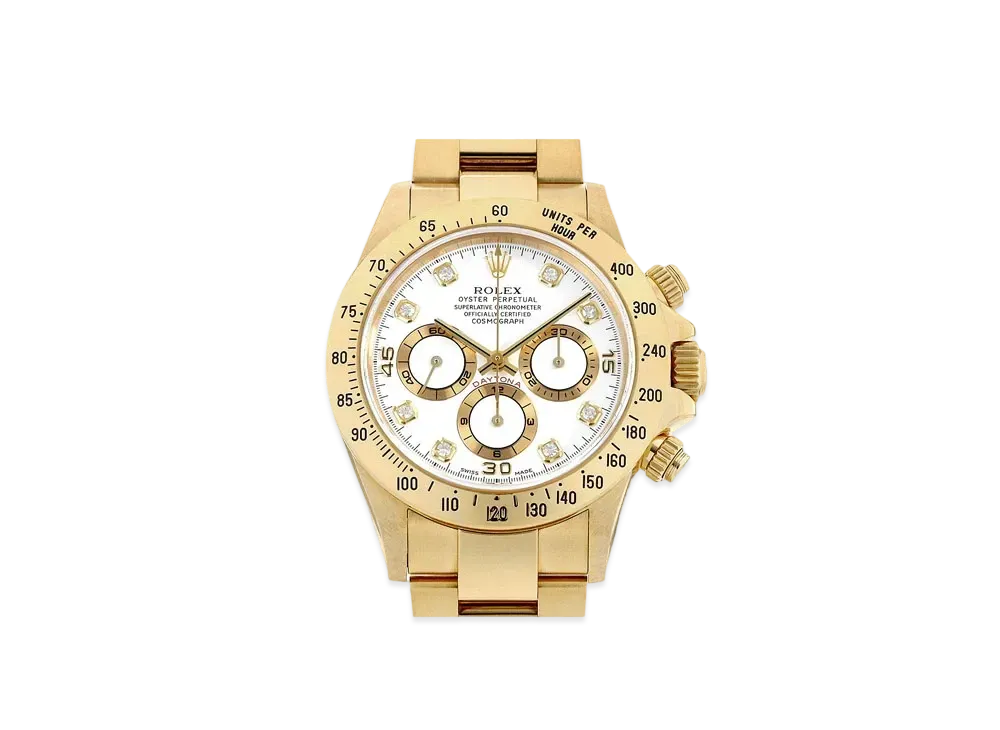 ROLEX Cosmograph Daytona 8P Diamonds "White/Yellow Gold"