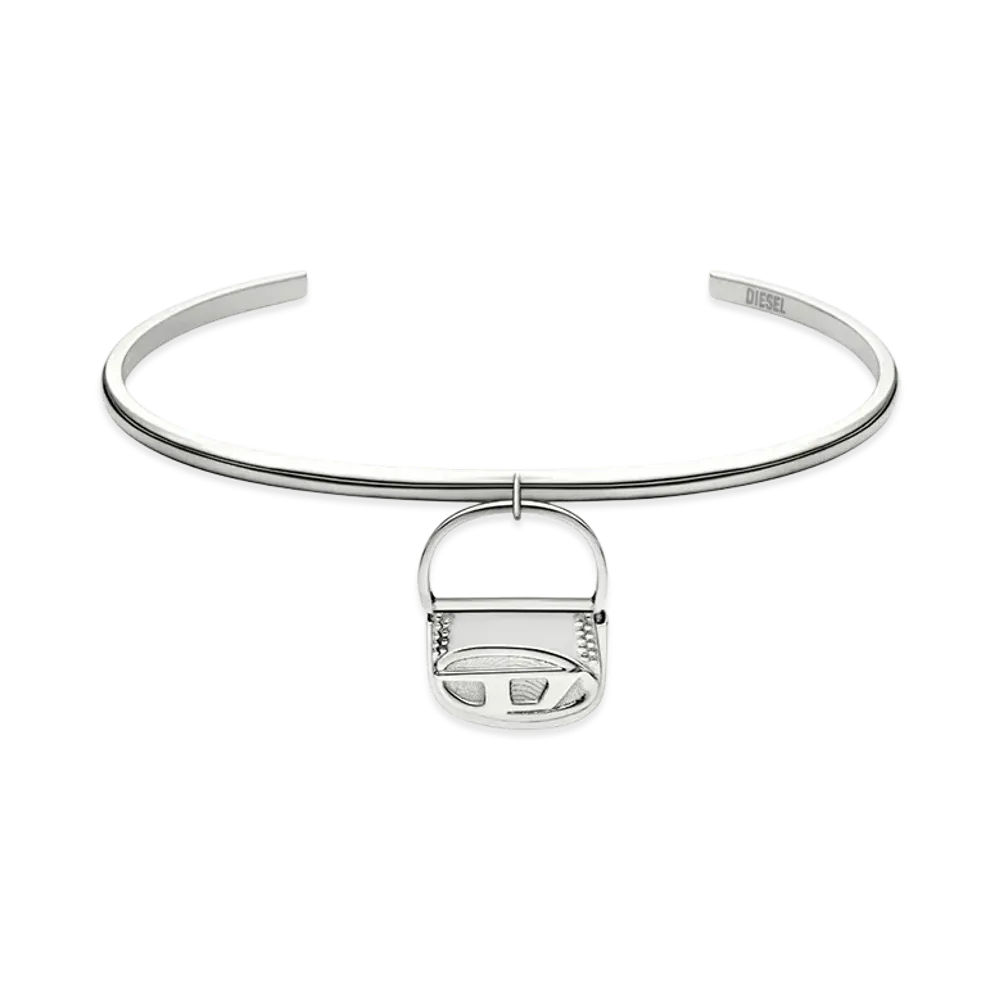 Diesel Dx1621040 Jewellery Stainless Steel Cuff Bracelet "Silver"