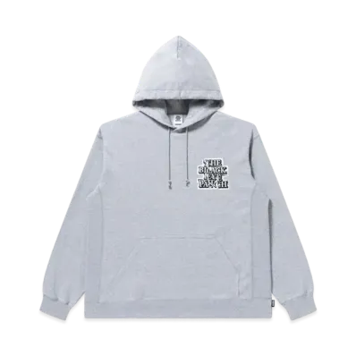 Black Eye Patch Torn OG Label Hoodie "Heather Gray"