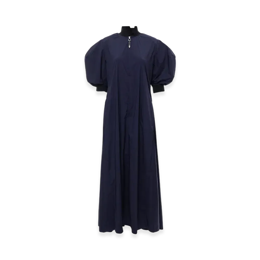 TOGA x PHENIX Type P-002 Pleated Hybrid Kimono Dress "Navy"