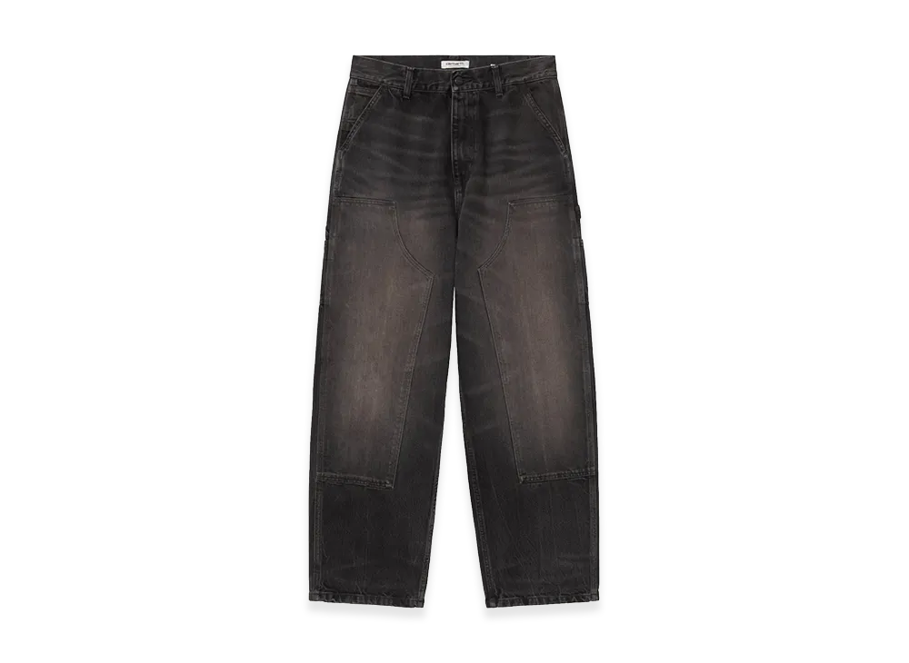 Carhartt WIP Women's Brandon Double Knee Pant "Black/Tobacco Used Wash"