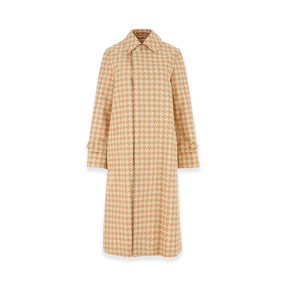 Burberry Women's Embroidered Twill Coat "Multicolor"