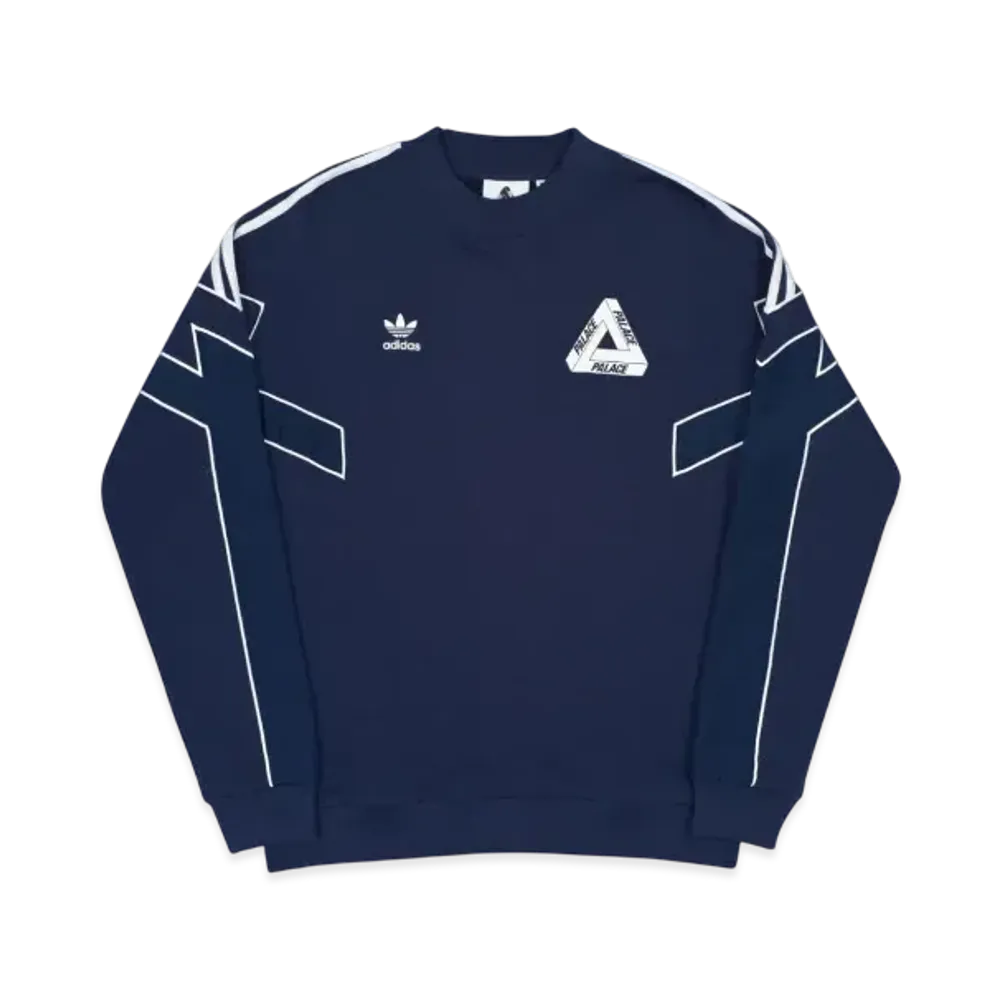 PALACE x Adidas TT Crew "Indigo"