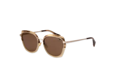 Yohji Yamamoto Pour Homme STAINLESS STEEL ACETATE YY5023 SUNGLASS "Blond"