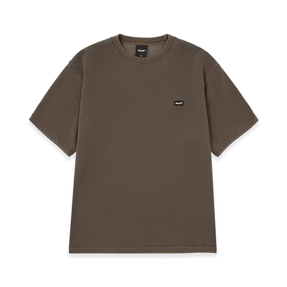 HUF Eightynine Washed Fleece Tee "Coffee"