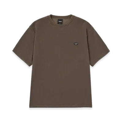 HUF Eightynine Washed Fleece Tee "Coffee"