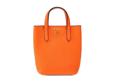 Salvatore Ferragamo Gancini Minibag "Orange"