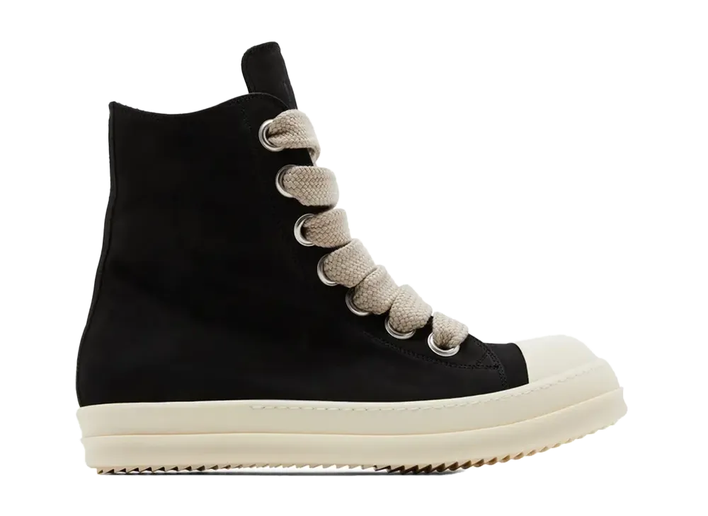 Rick Owens Jumbolace Sneaker "Black/Milk"