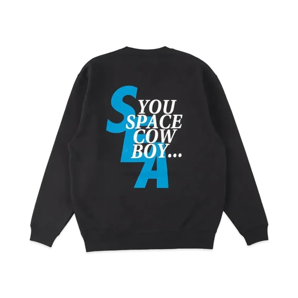 WIND AND SEA X COWBOY BEBOP (YSCB) CREW NECK "Black"