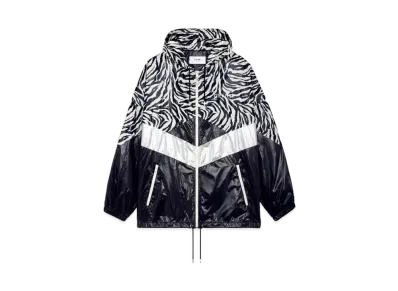 CELINE Jacket Wit Nylon Coating "Black/White"