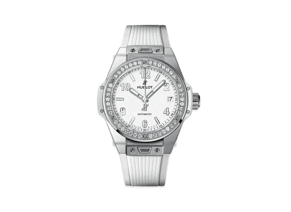 HUBLOT Big Bang One Click Steel White Diamonds 39mm