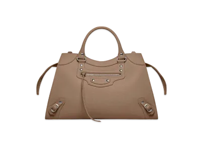 BALENCIAGA Women's Neo Classic Top Handle Bag "Grey"