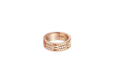 Cartier Love Ring, Diamond-Paved