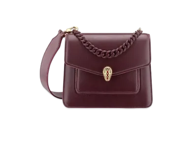 BVLGARI Serpenti Forever Crossbody Bag "Bordeaux"