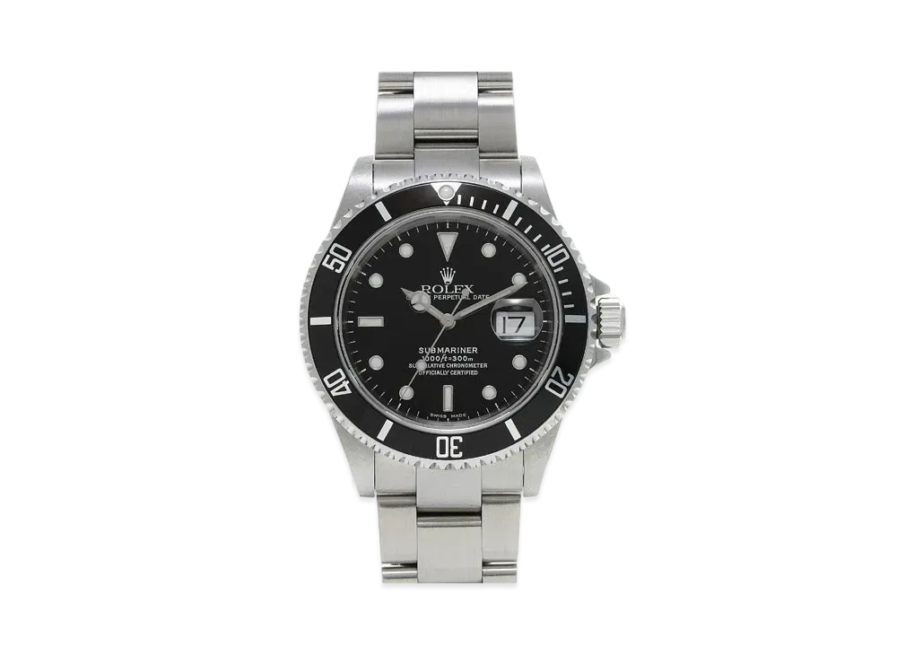 ROLEX Submariner Date "Black/Stainless Steel" 16610