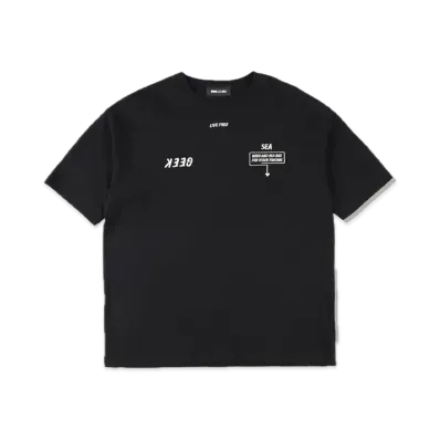 WIND AND SEA ARCVBX Geek Home Work Tee "Black"