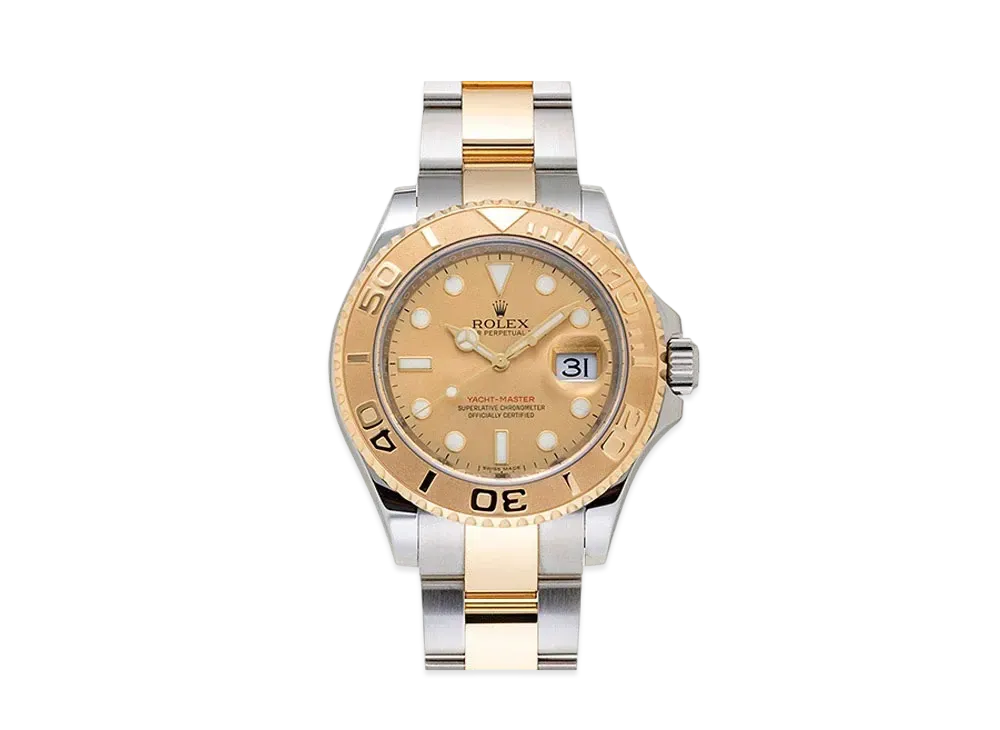 ROLEX Yacht-Master "Champagne/Stainless Steel/Yellow Gold"