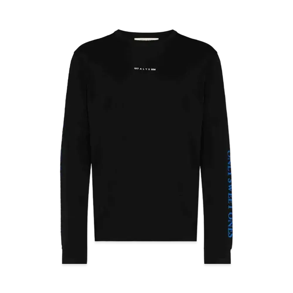 1017 ALYX 9SM Horned Print Long Sleeve T-Shirt "Black"