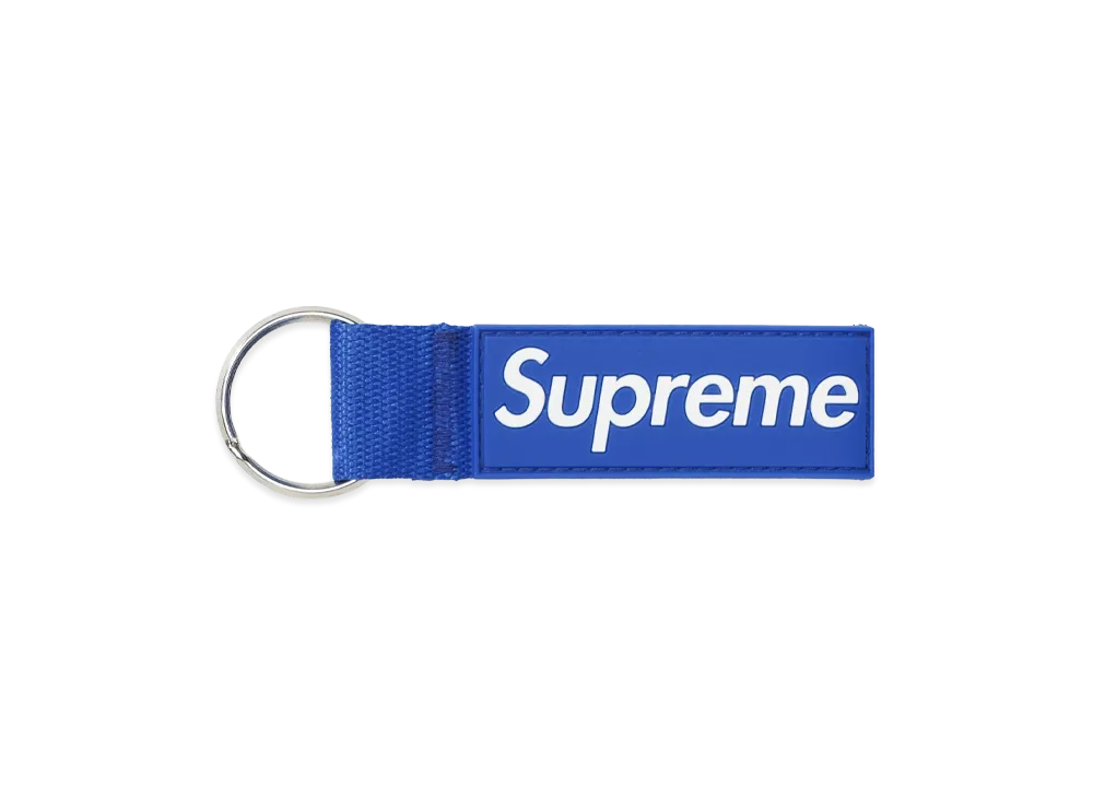 Supreme Webbing Keychain (26SS) "Royal"